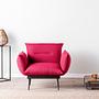 Natura Chair Black Dark Red 1