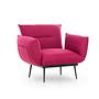 Natura Chair Black Dark Red 3
