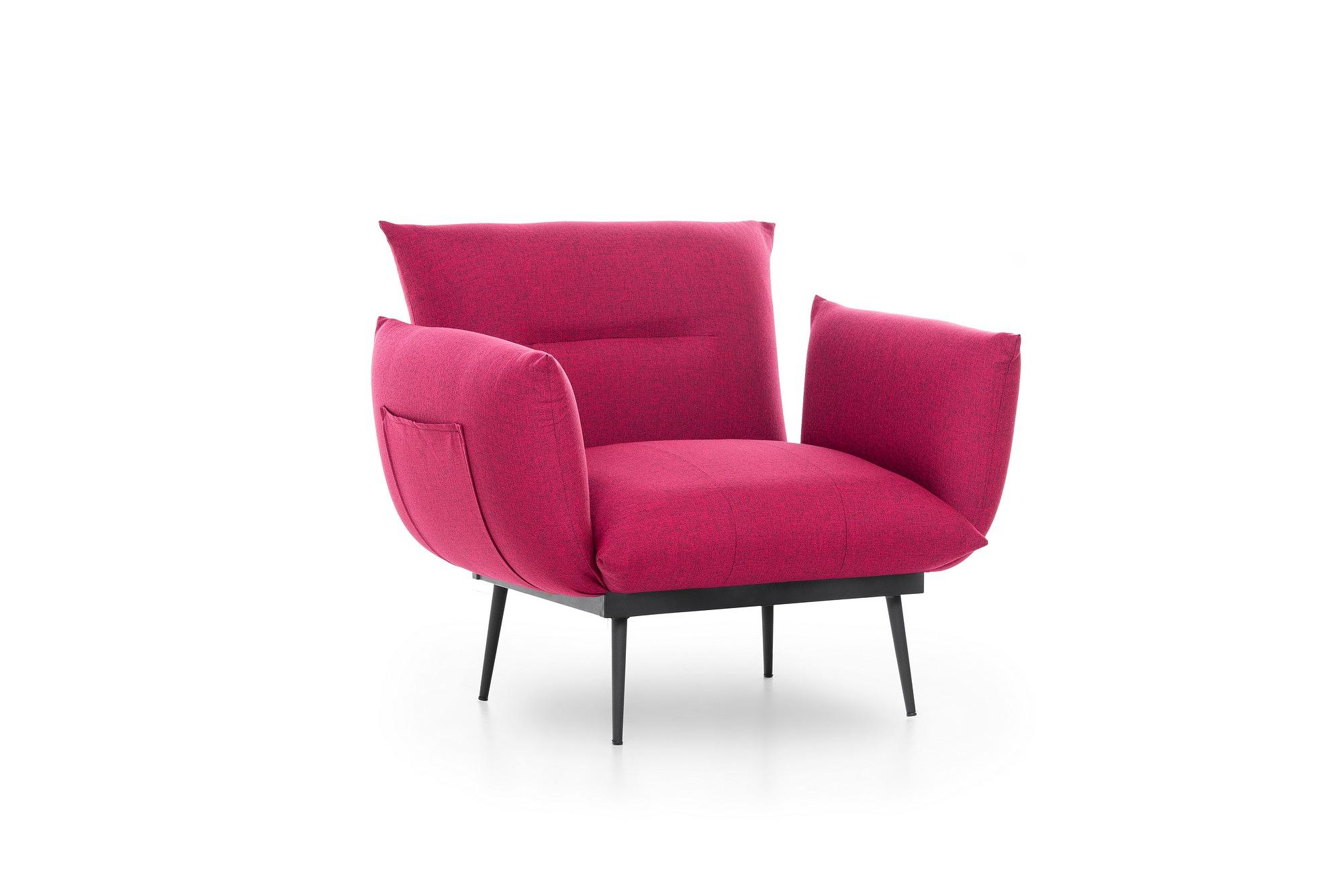 Natura Chair Black Dark Red 3