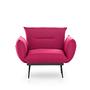 Natura Chair Black Dark Red 2