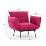 Natura Chair Black Dark Red 6
