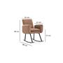 This armchair light brown 5