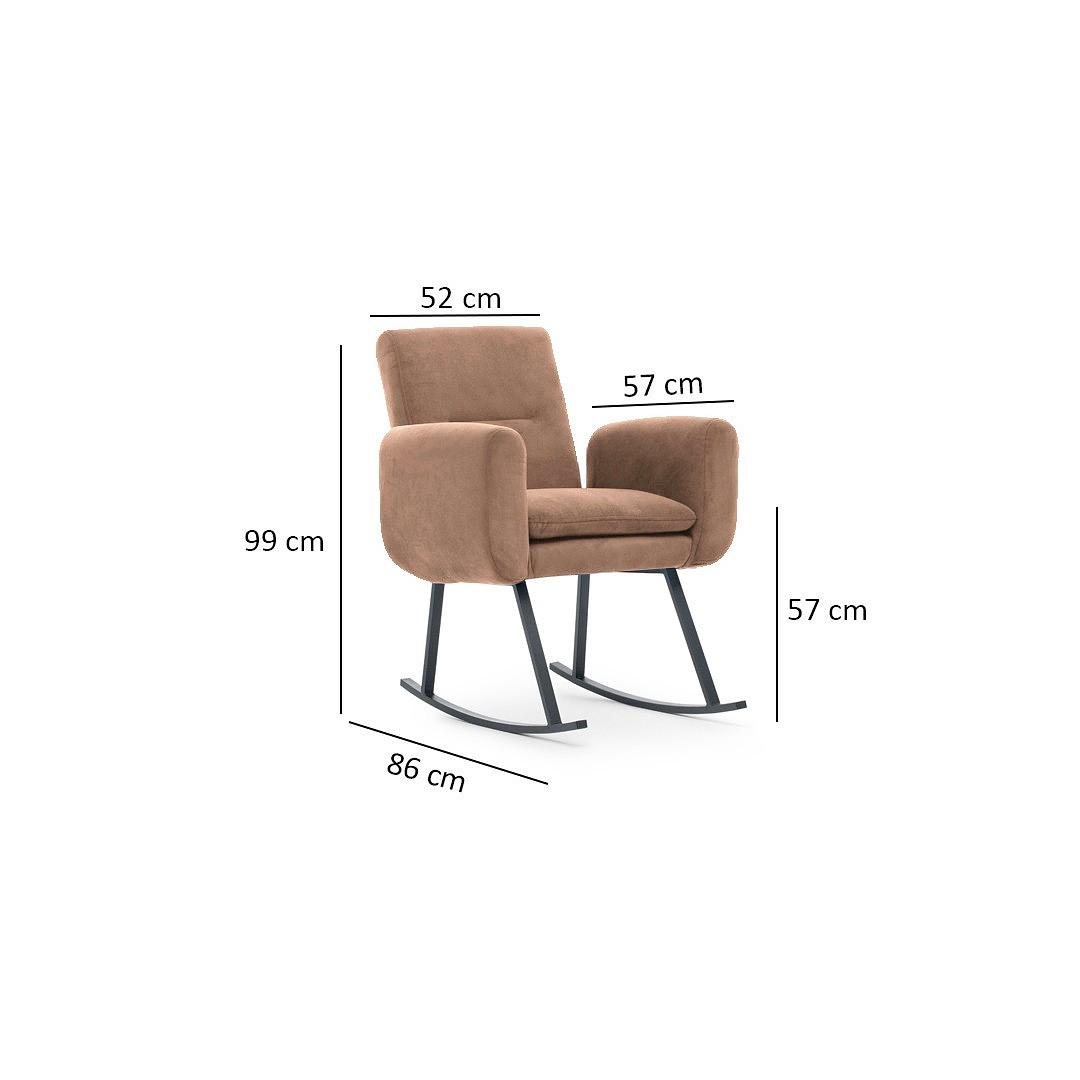 This armchair light brown 5