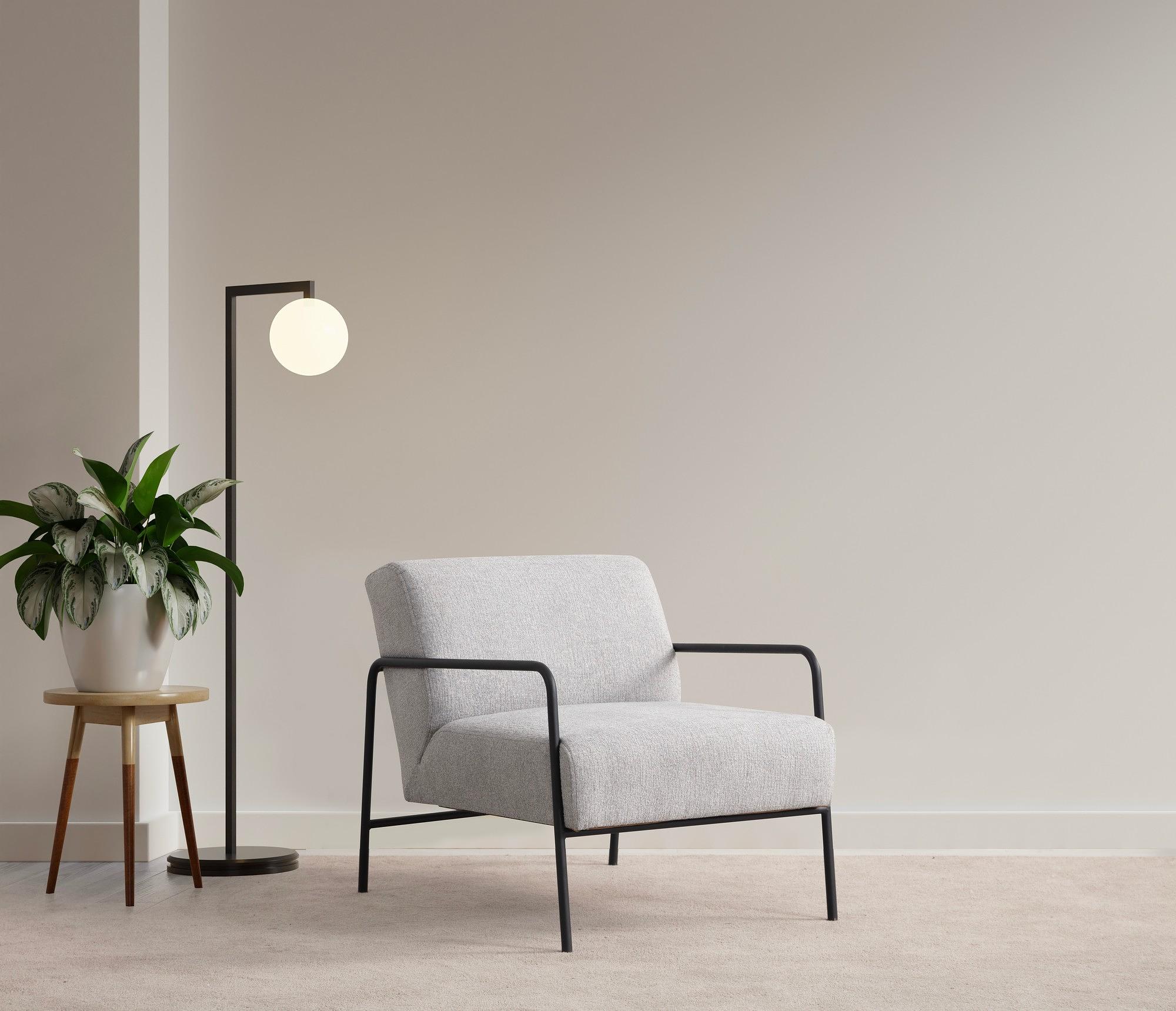 Eti Bergere Armchair Grey 1