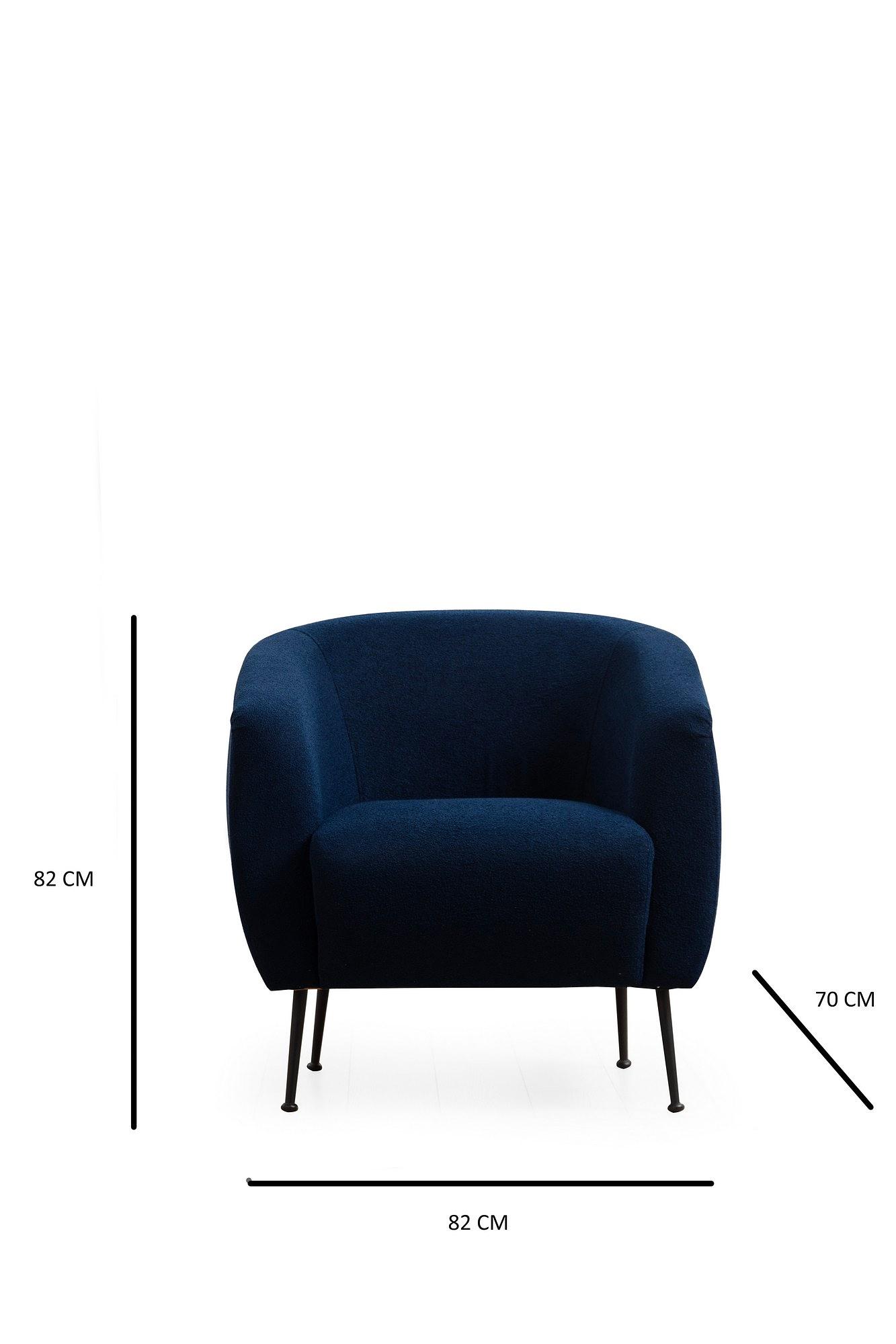Eses Sessel Blau 3