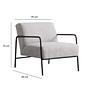 Eti Bergere Armchair Grey 5