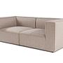 Sora 2-seater sofa, sand beige 5