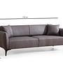 Belissimo 3-seater sofa anthracite 8