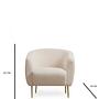 This armchair cream 3
