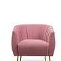 Oyster Armchair Dusty Rose 3