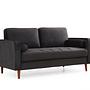Rome 2-seater sofa Black 5
