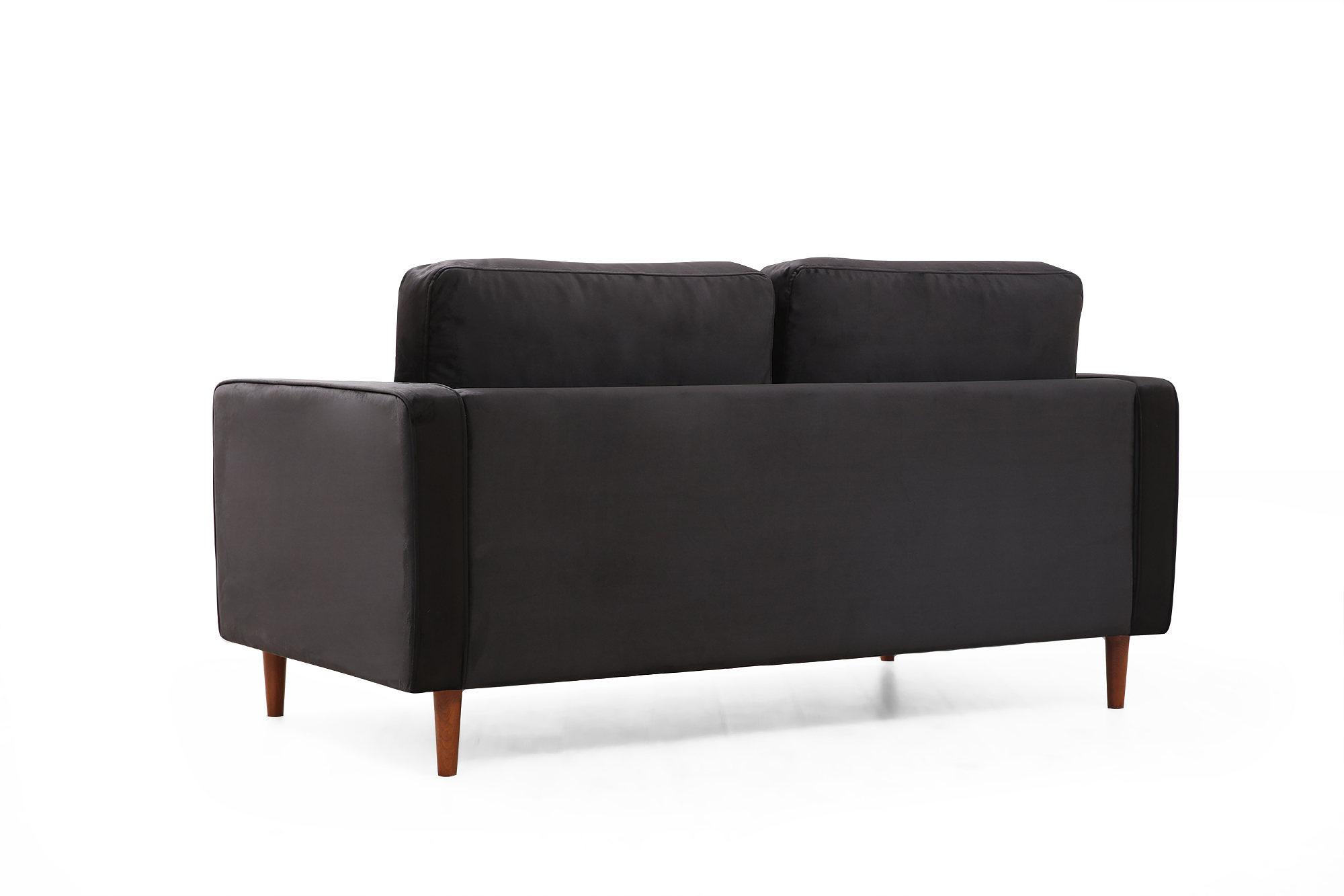 Rome 2-seater sofa Black 7