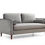 Rome 2-seater sofa light grey 5