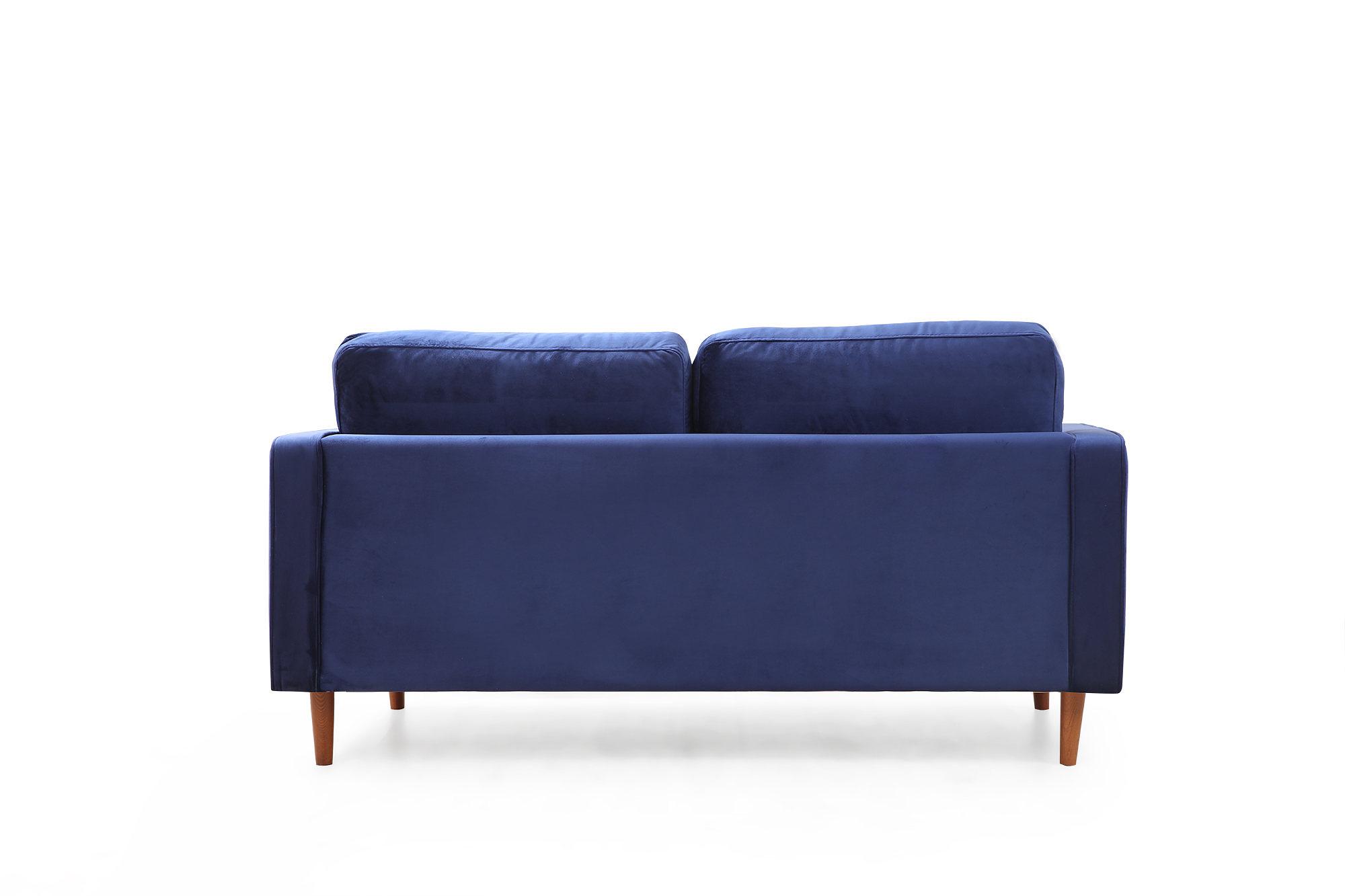 Rome 2-seater sofa navy blue 5