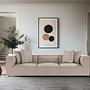 Sora 3-seater sofa Beige 1