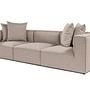 Sora 3-seater sofa Beige 5