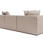 Sora 3-seater sofa Beige 8