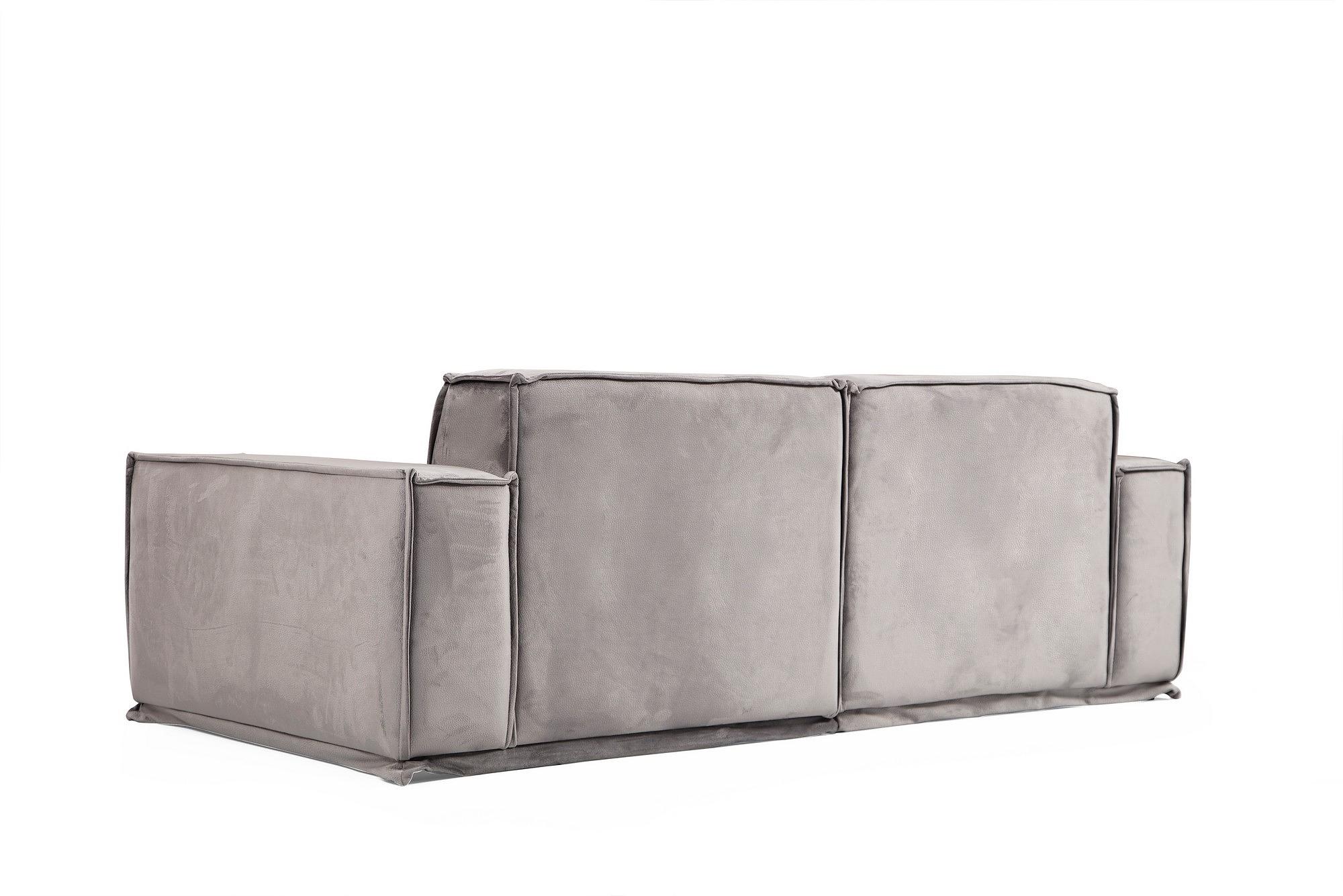 Lego 2-seater sofa grey 4