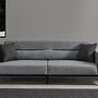 Bali 3-seater sofa bed Light grey 0