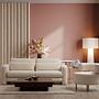 Lily 2-seater sofa cream 1