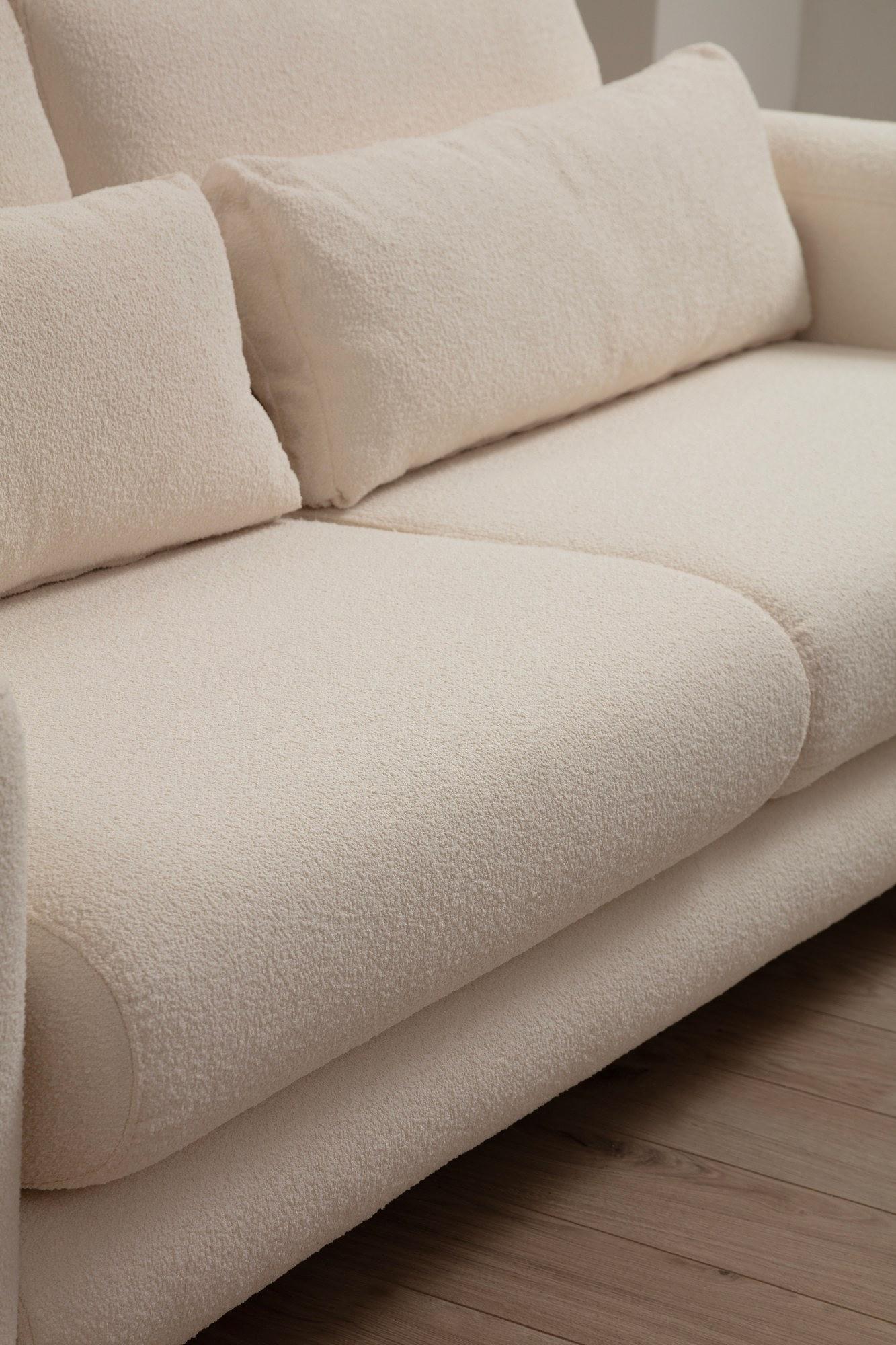 Lily 2-seater sofa cream 3