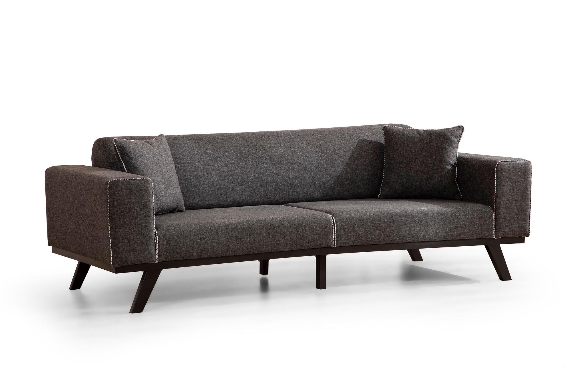 Leon 3-seater sofa bed Anthracite 0