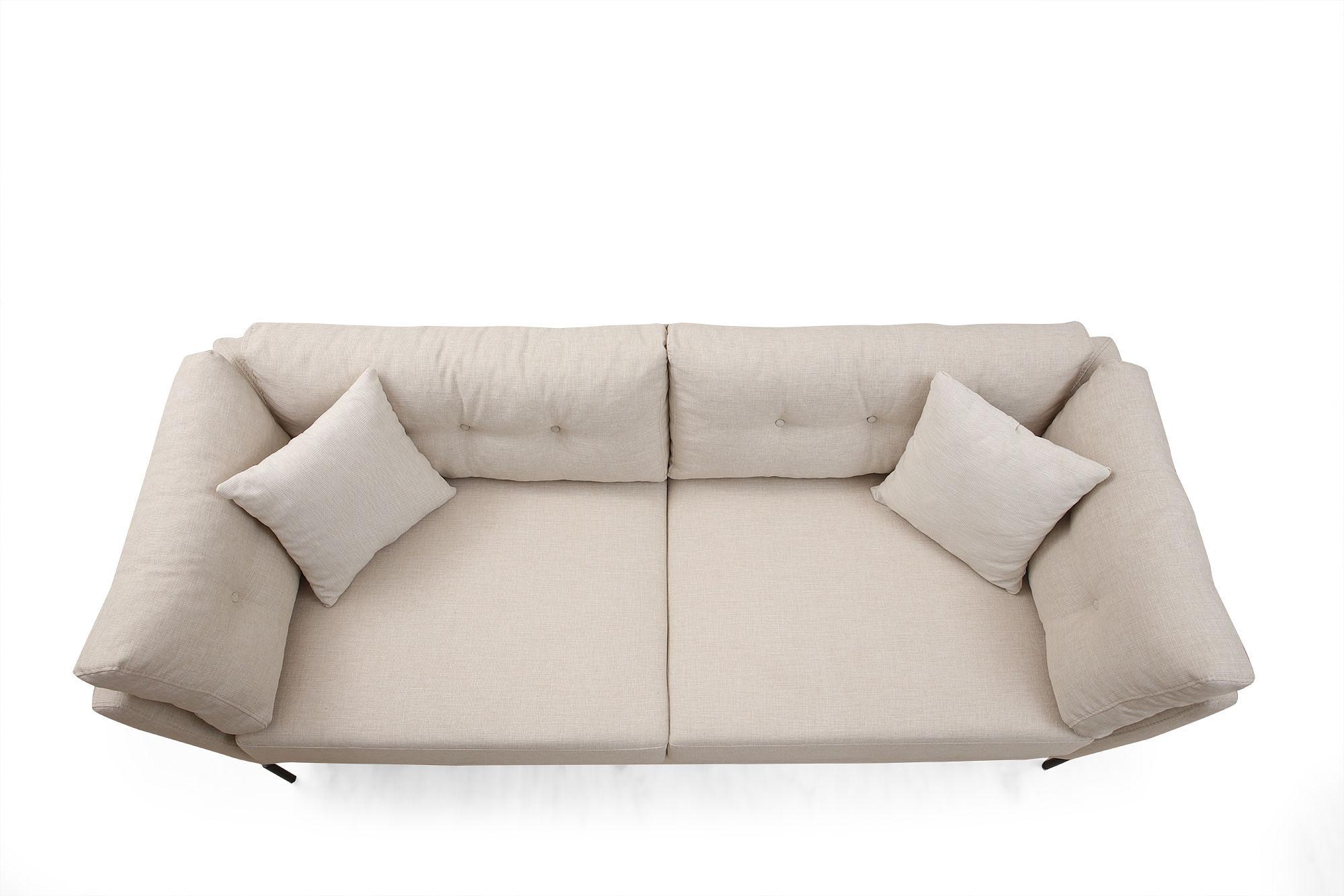 Mapa 3-Seater Sofa Cream 7