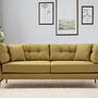 Mapa 3-Seater Sofa Greenish Yellow 1