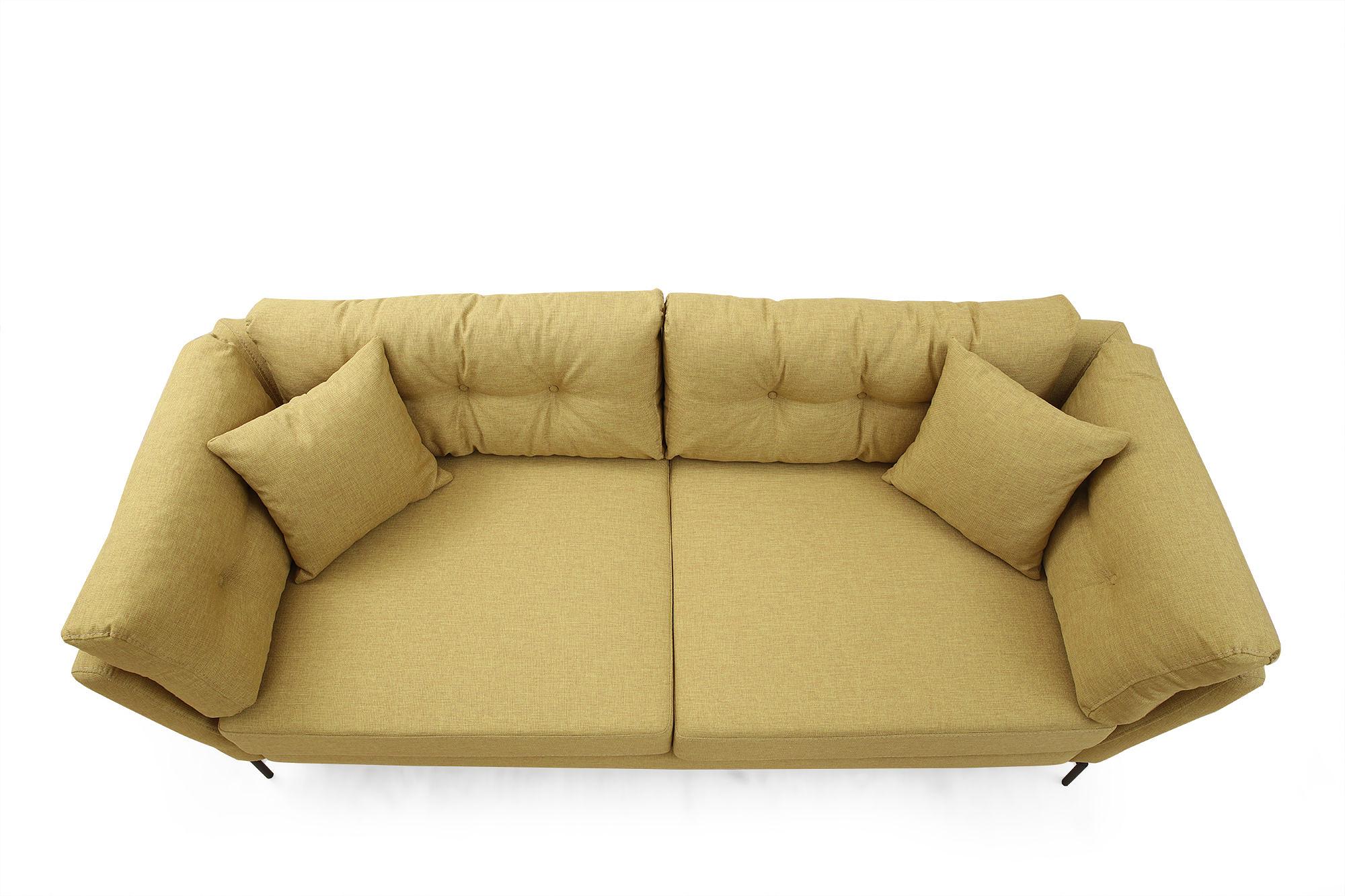 Mapa 3-Seater Sofa Greenish Yellow 4