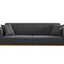 Cofi 3-Sitzer Schlafsofa Anthrazit 0