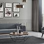 Cofi 3-seater sofa bed light grey 1