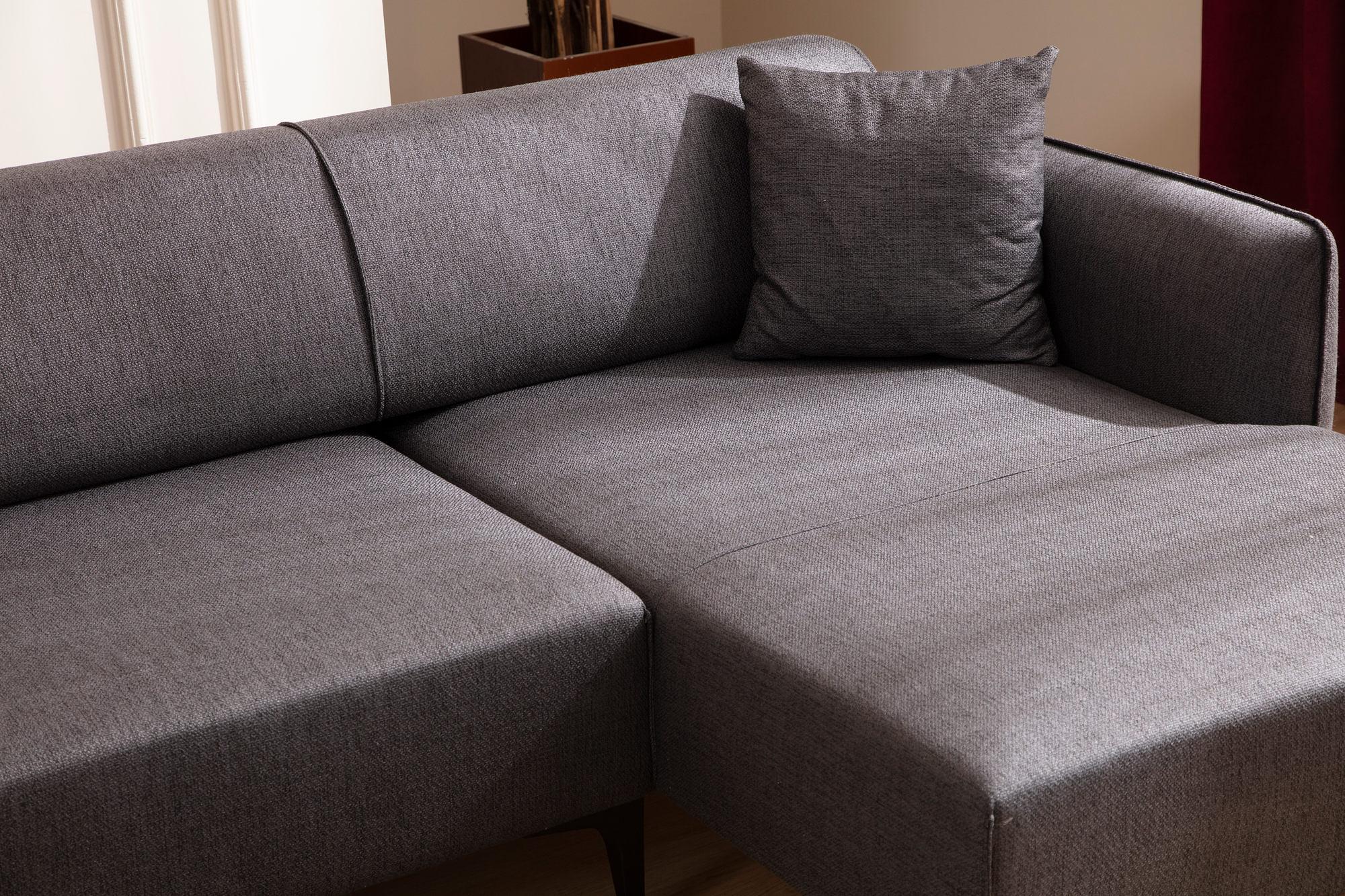 Belissimo Corner Sofa Right Dark Grey 2