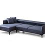 Belissimo Ecksofa Links Blau 5