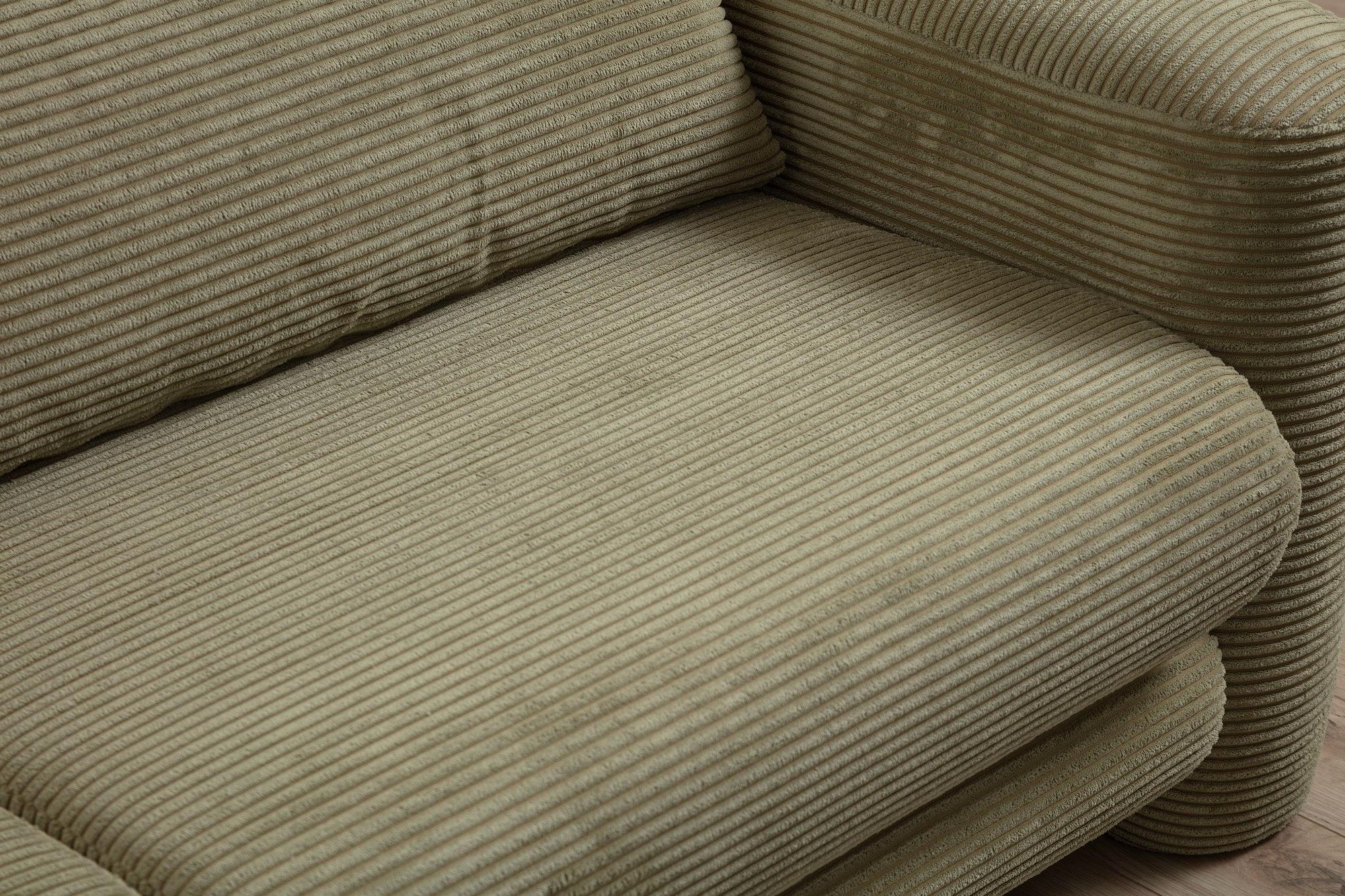 Lily 3-Seater Sofa Green 5