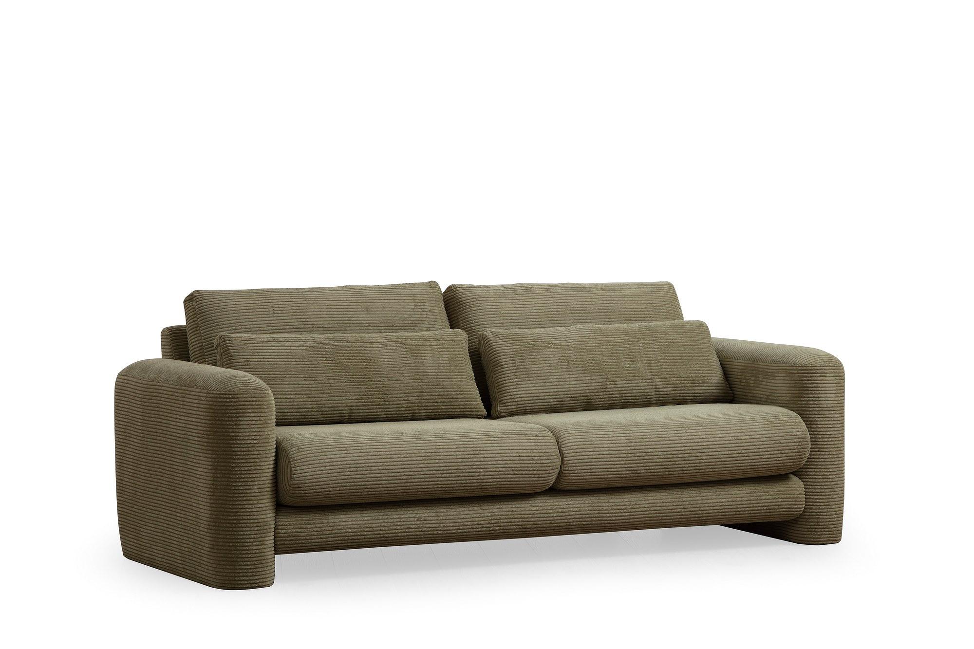 Lily 3-Seater Sofa Green 6