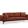 Kenzo 3-Sitzer Sofa Rot 0