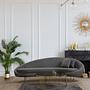Eses 3-Sitzer Sofa Dunkelgrau 1