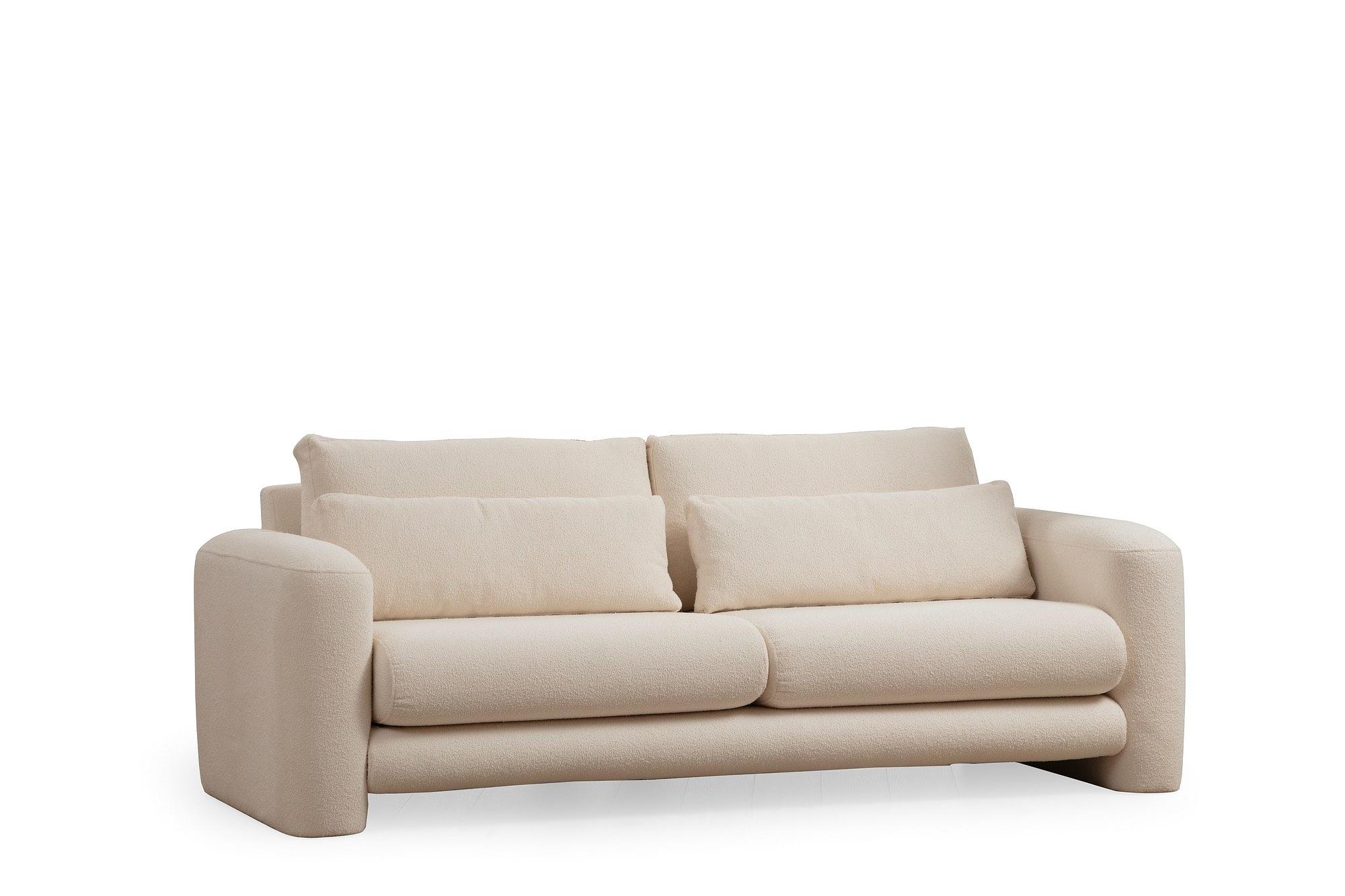 Lily 3-seater sofa Cream 0