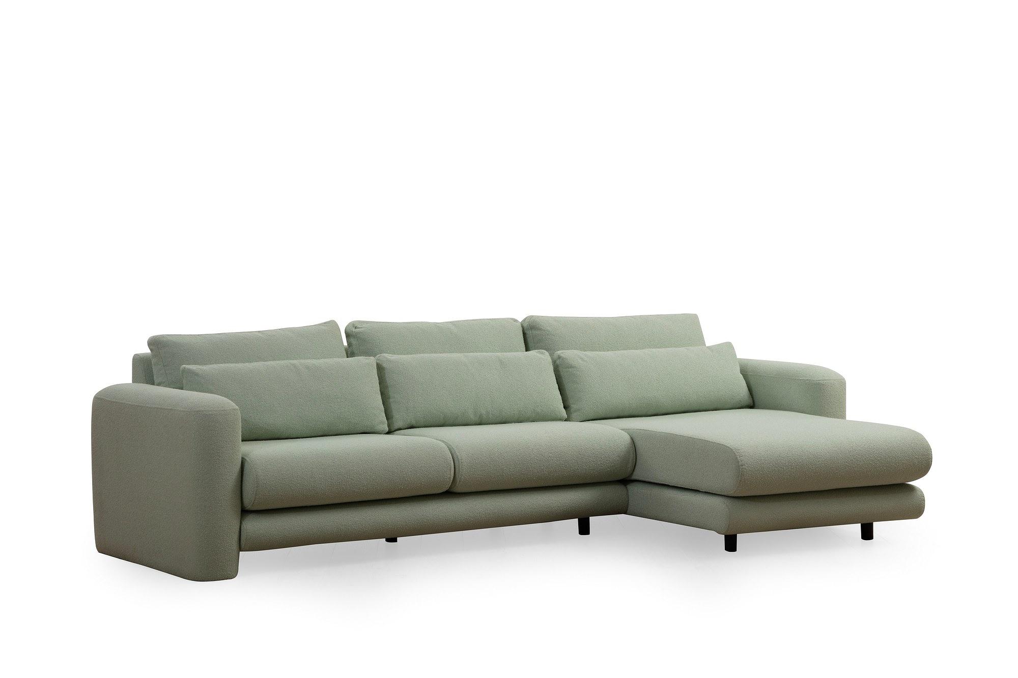 Lily Corner Sofa Right Green 4