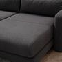 Lily corner sofa right grey 5