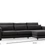 Lily corner sofa right grey 9