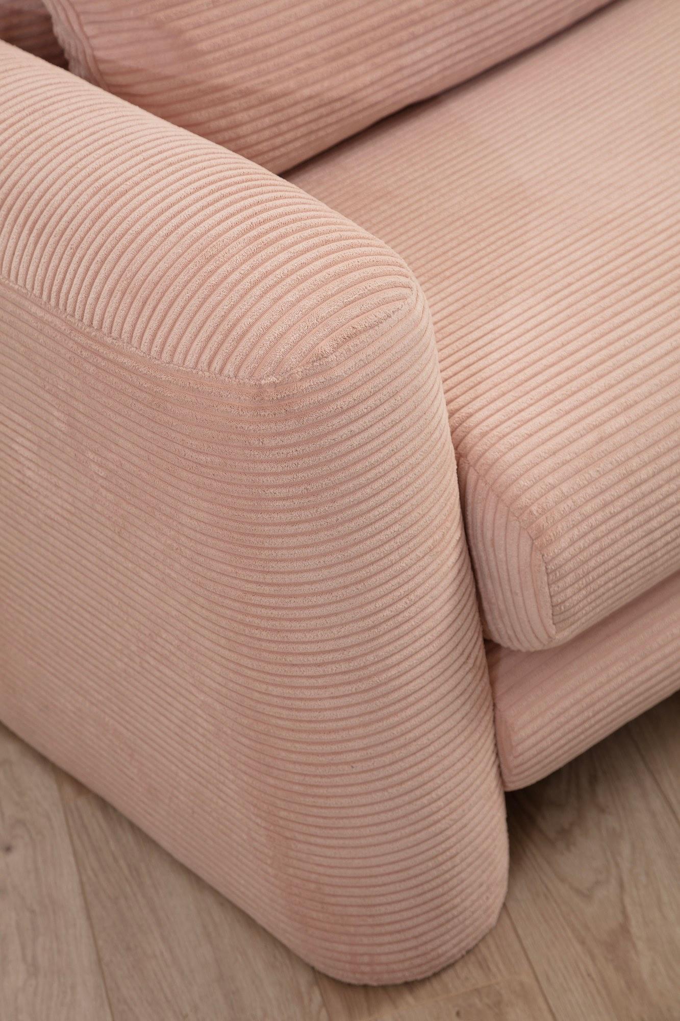 Lily Corner Sofa Right Pink 2