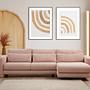 Lily Corner Sofa Right Pink 1