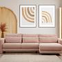 Lily Corner Sofa Left Pink 1