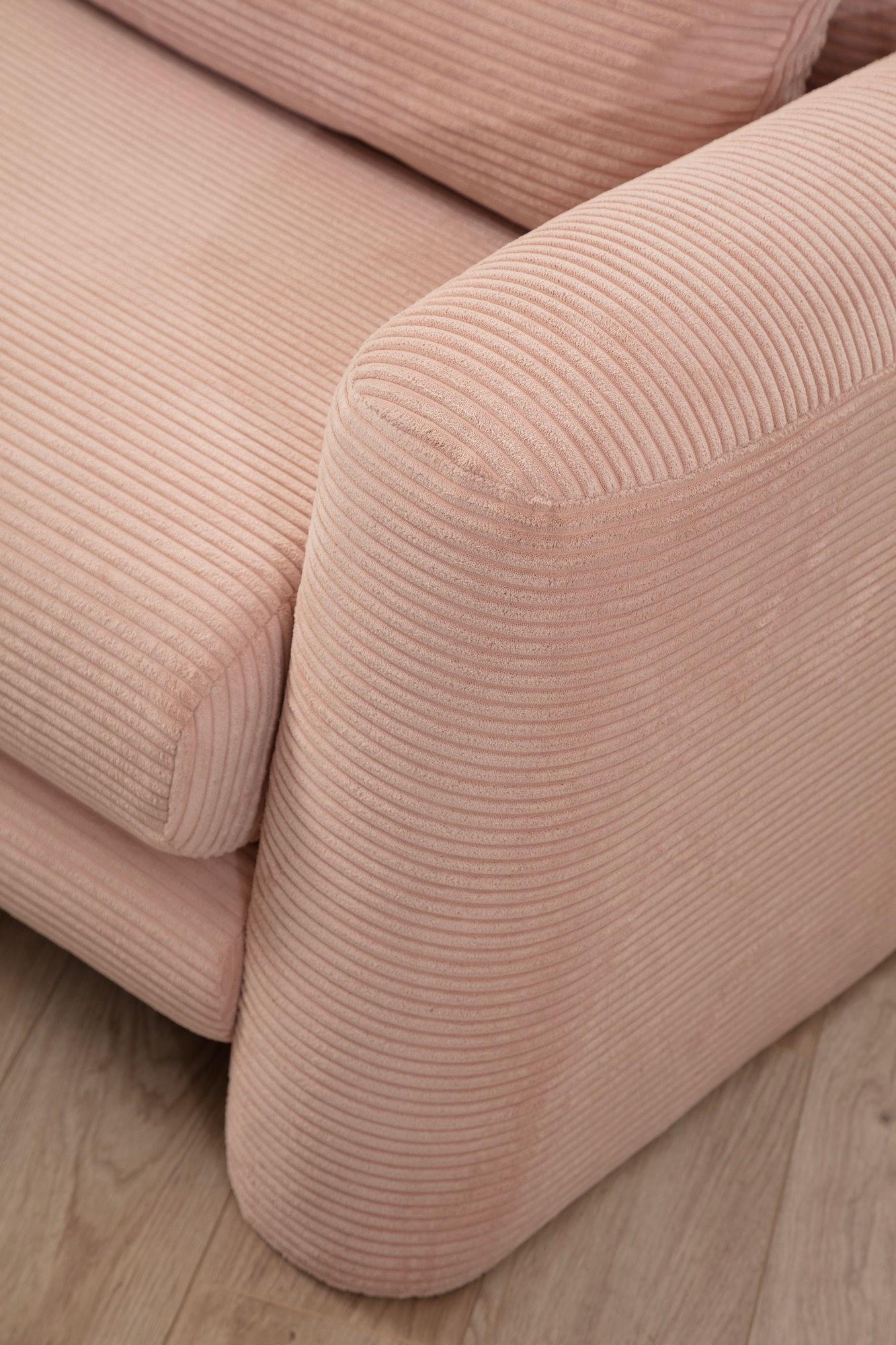 Lily Corner Sofa Left Pink 2
