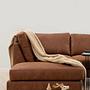 Porto Corner Sofa Brown 3