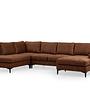Porto Corner Sofa Brown 4