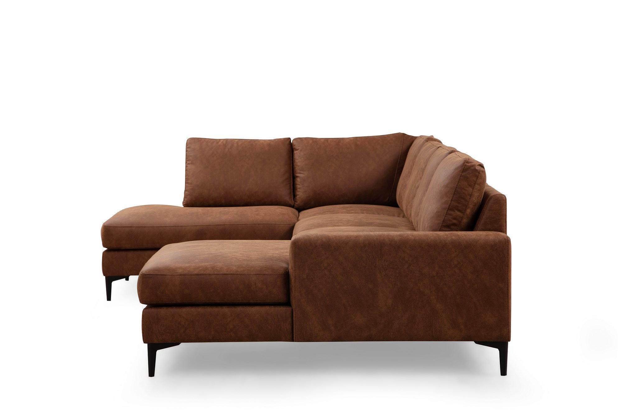 Porto Corner Sofa Brown 5