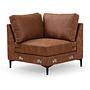 Porto Corner Sofa Brown 8
