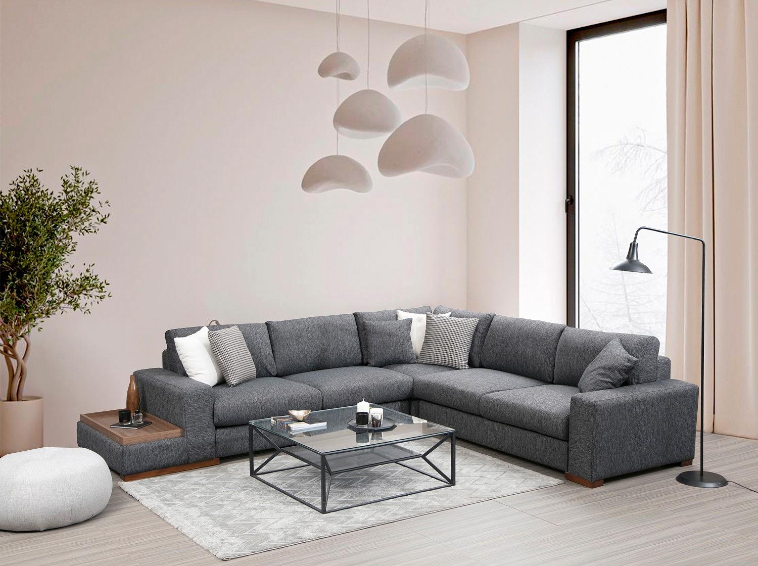 Loop 6 corner sofa Anthracite 1